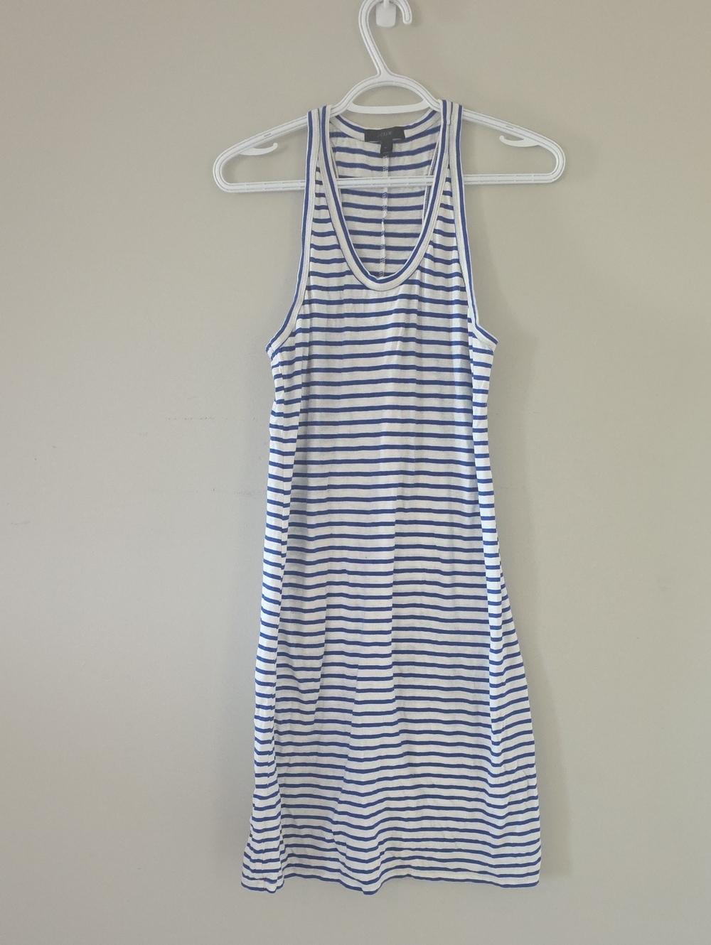 J. Crew Racerback Tank Dress Striped Sundress - Size Medium